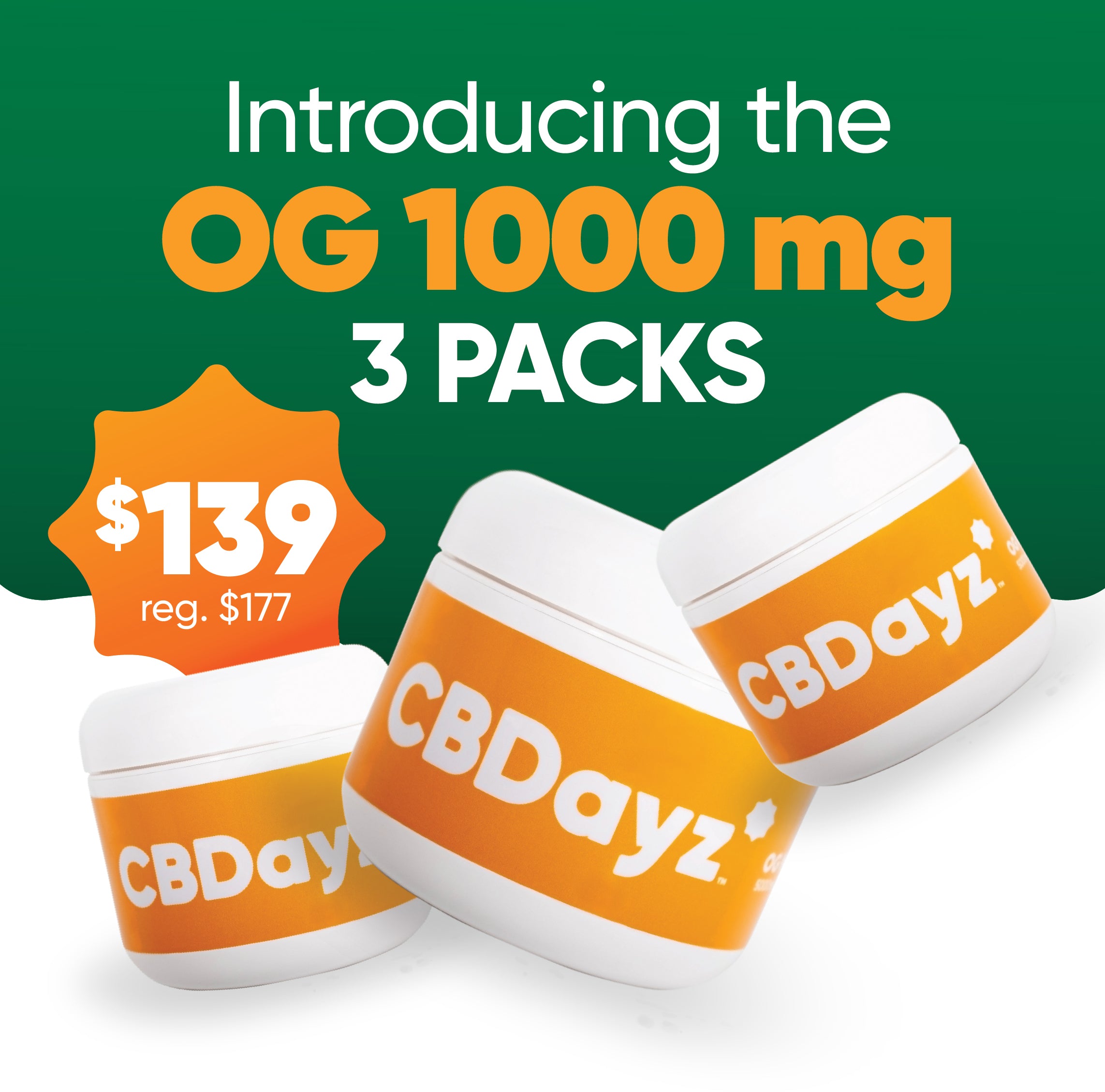 CBDayz OG CBD Muscle Gel