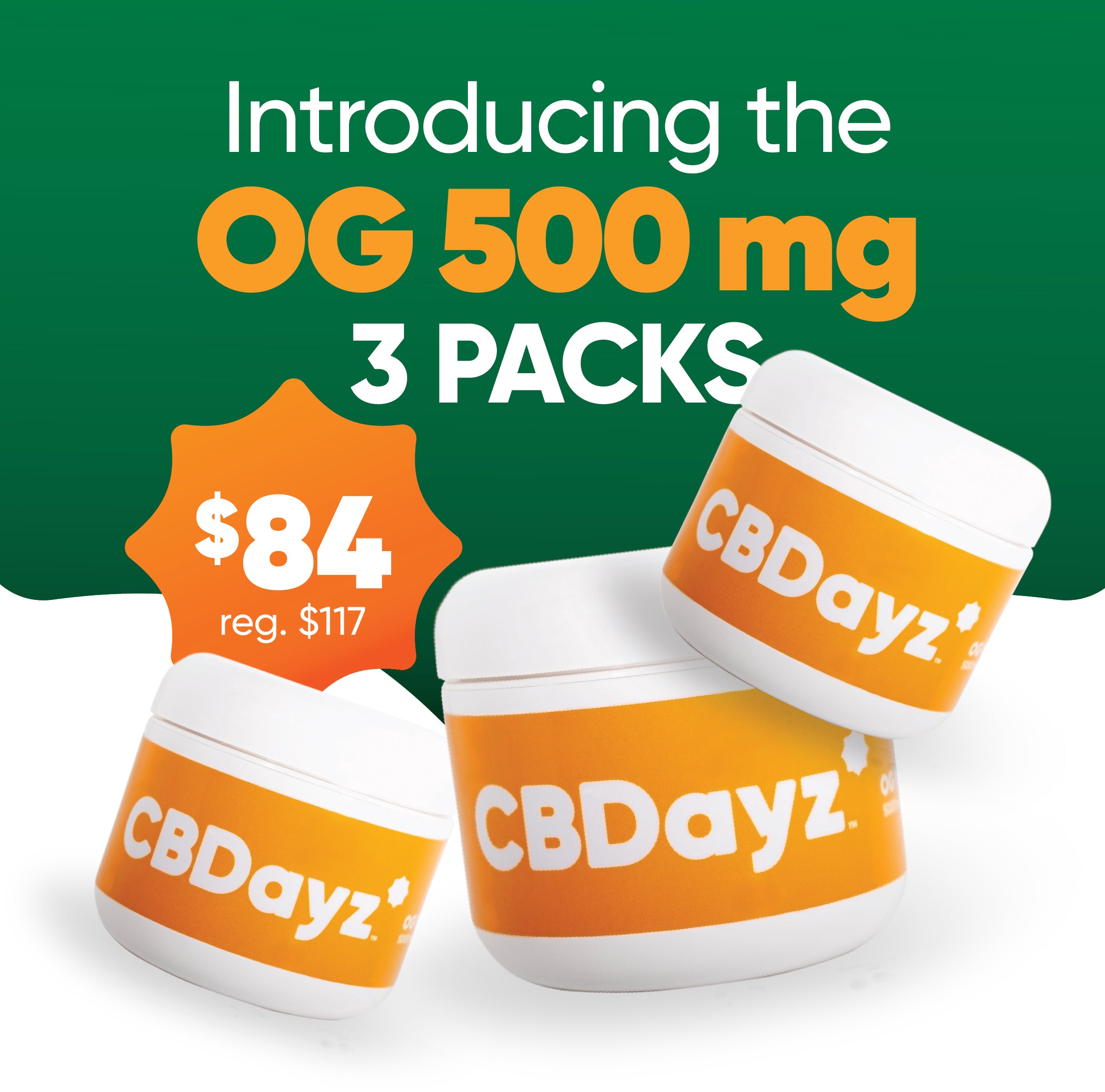 CBDayz OG CBD Muscle Gel