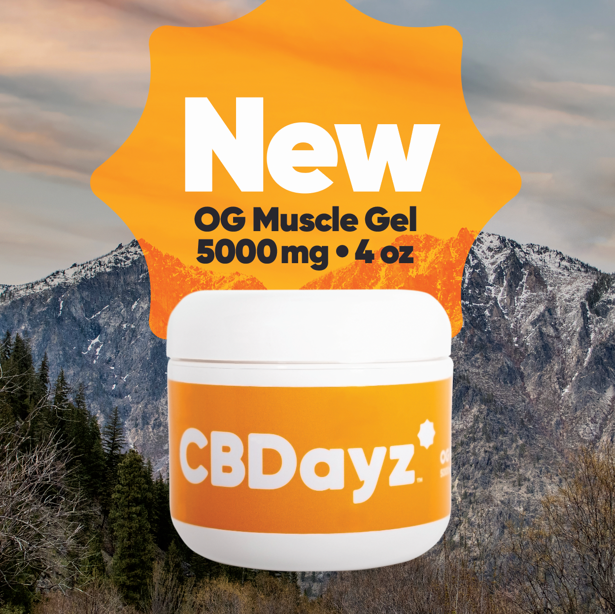 CBDayz OG CBD Muscle Gel